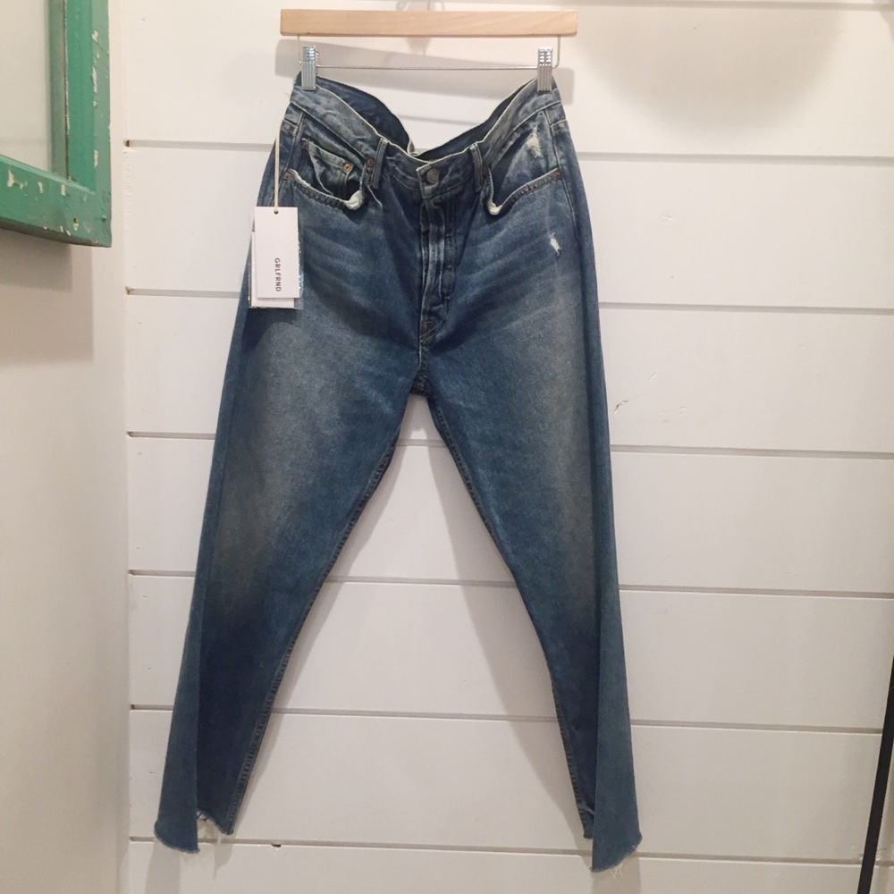 GRLFRND DENIM  The Helena Crop